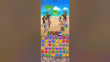 Sega Heroes Gameplay New Update Finishing Zone 19 And playing Zone 20 Campaign