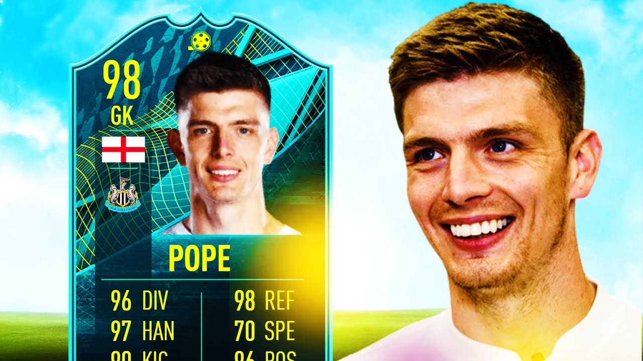 NICK POPE! 🧤 98 PLAYER MOMENTS POPE PLAYER REVIEW FIFA 22 ULTIMATE