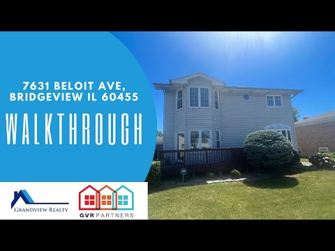 7631 Beloit Avenue, Bridgeview, IL home video tour