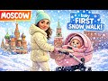 Moscow ki Sardi Aur Baby's ki First Snow Walk 🇷🇺 | -6°C Winter Vlog #cutebaby  #babygirl #newborn  