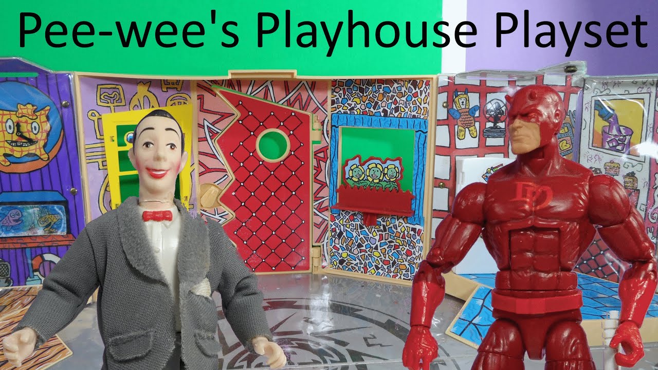 action figure play house