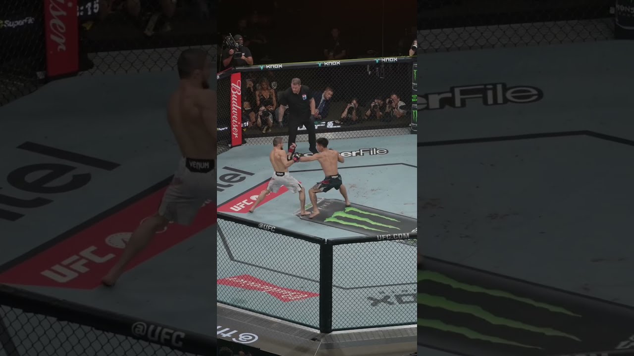 CRAZY ANGLE of Song Yadong's knockout #ufcshanghai