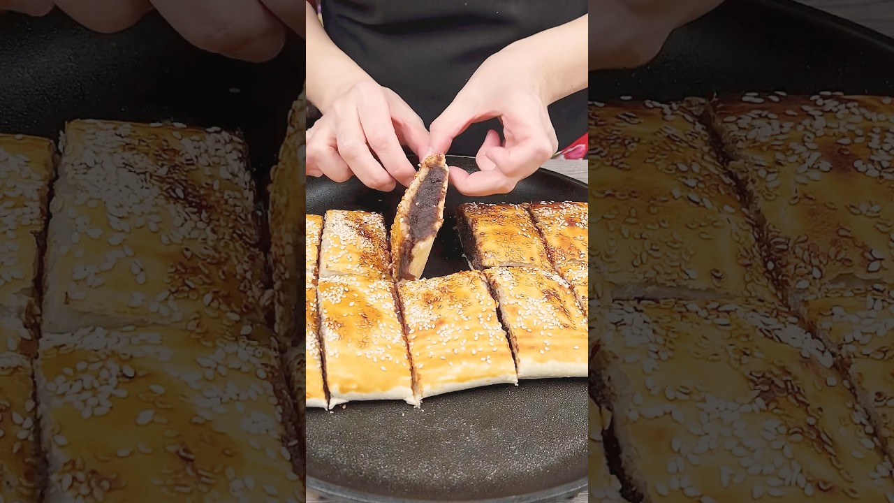 棗泥鍋餅(糯米&烤箱版)，在家做可以多吃幾片/ Jujube pocket pie  