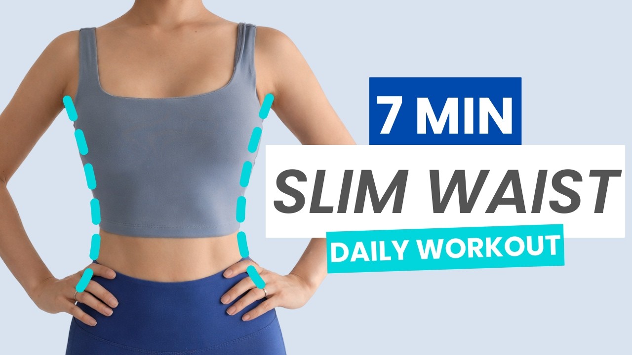 7 MIN SLIM WAIST WORKOUT - Do This Every Day for 2 Weeks for a Smaller Waist
