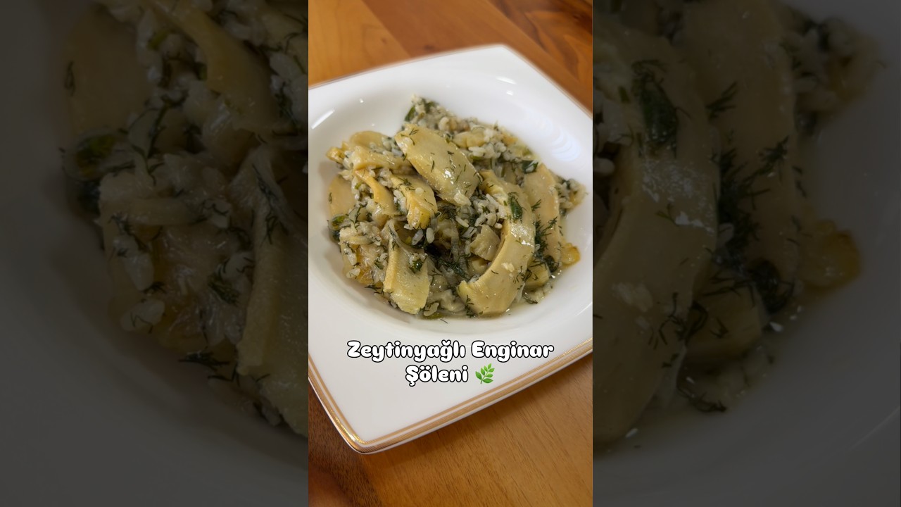 Zeytinyağlı Enginar Sıyırma ☺️ #zeytinyağlı #enginar #food #yemektarifleri #fyp #keşfet #yemek