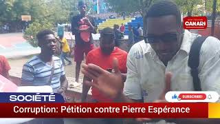 Download Lagu Yon petisyon siyen kont Pierre Espérance sou plas bwaye nan Petyonvil MP3