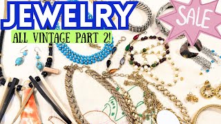 Part 2 Vintage Jewelry Sale! Monet, Avon, Craft Lots🌞