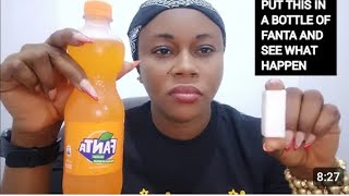 With A Bottle Of Fanta Your Bank Account Wil Never Run Dry , Result Immediately