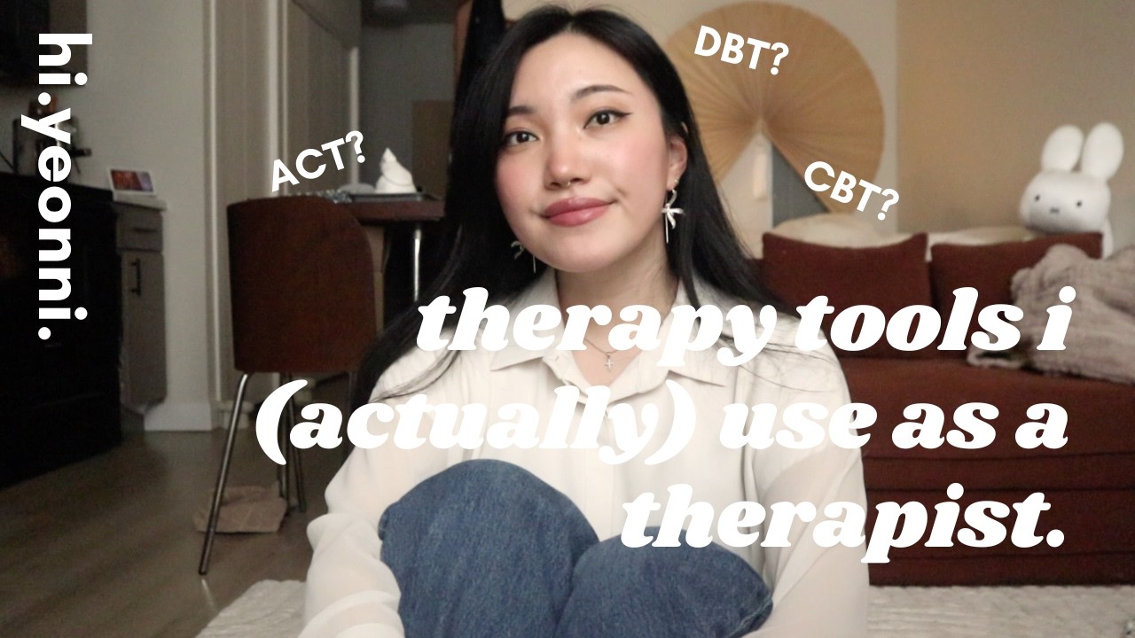 PhD Diaries | the therapy tools i actually use as a therapist (ACT/DBT/CBT).