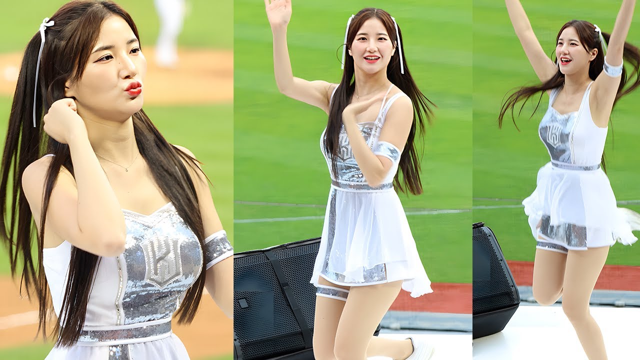 [4k] 나풀거리는 옷처럼 내 마음도 흔들리게 만드는 섹시미녀 김해리의 율동 | KIM Hae-Ri CheerLeader (24 ...