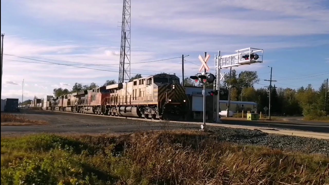 A late CN 306 at McGivney NB Sept 24, 2022