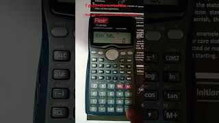 How to find sin60  value using. #video#scientificcalculator  subscribe #my  # channel please 🙏🙏🙏🙏🙏🙏