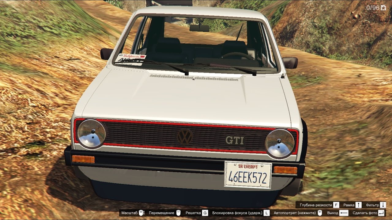 GTA 5 Volkswagen Golf Mk1 VR6 гта 5 авто машина car 
