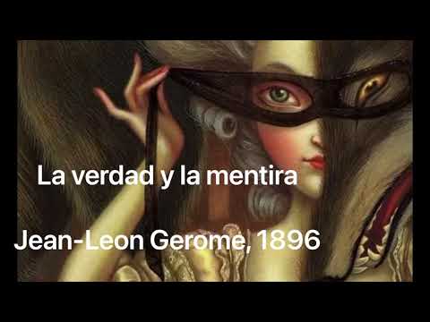 La verdad y la mentira, leyenda anónima. Llegada a través del pintor Jean-Léon Gerôme (1896). hqdefault