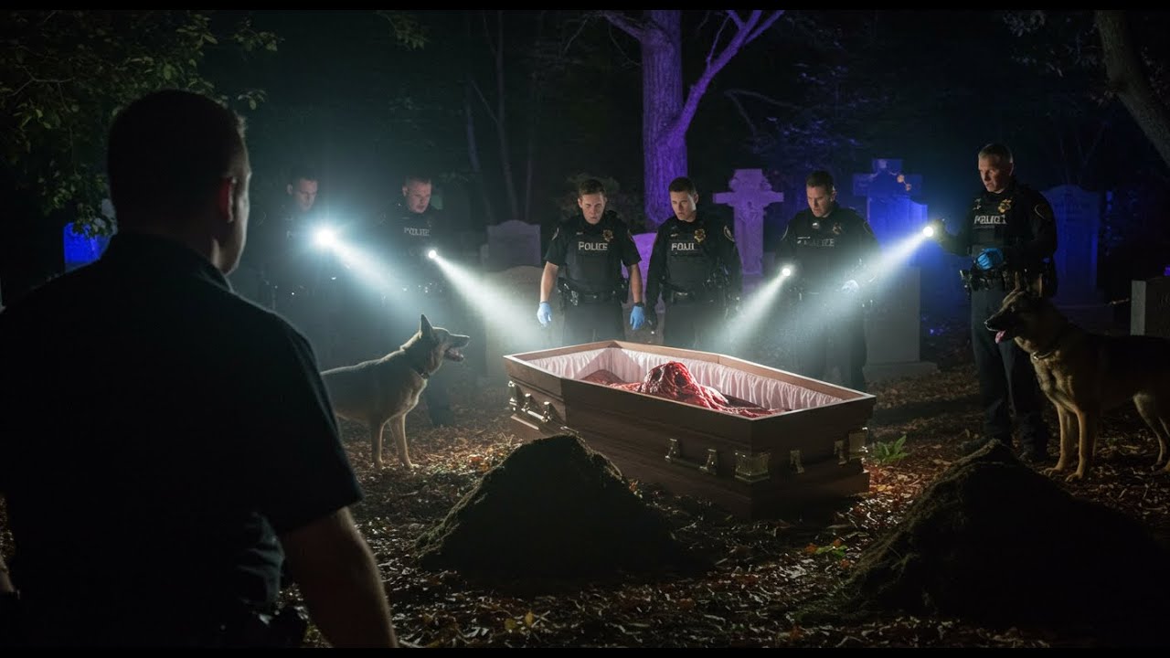He Barked for Hours at the Burial Site—What They Found Inside the Casket Left Them Speechless