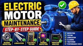 Electric Motor Maintenance Procedure | Complete Preventive Maintenance Guide (Step-by-Step)