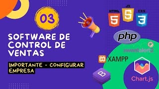 IMPORTANTE - CONFIGURAR EMPRESA (HTML, CSS, JAVASCRIPT, PHP Y BOOTSTRAP) | VÍAMD