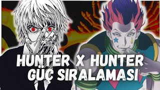 Hunter X Hunter En Güçlü Karakterler Hunter X Hunter Güç Sıralaması