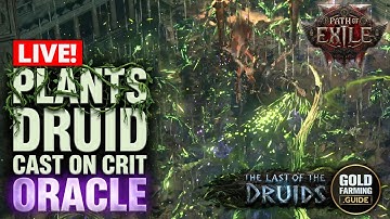 [0.4] PoE II T15 Maps Blasting! Plant Oracle Cast on Crit Druid - PoE 2 Path of Exile II #poe2 #live