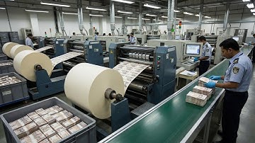 Inside the Money Factory: How Raw Paper Turns Into Real Banknotes (Full Process)
