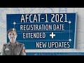 AFCAT 1 2021 REGISTRATION EXTENDED | NEW UPDATED OFFICIAL NOTIFICATION | IN TAMIL