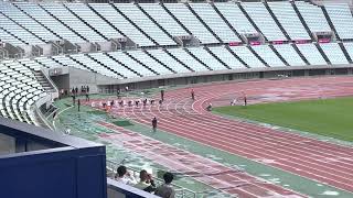 男子100m決勝ー第65回関西実業団陸上競技選手権大会