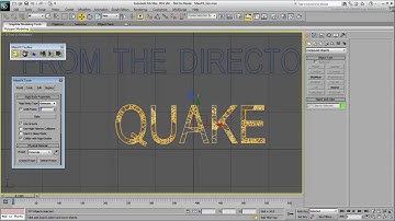 Animating Text in 3ds Max - Part 3 - Using MassFX