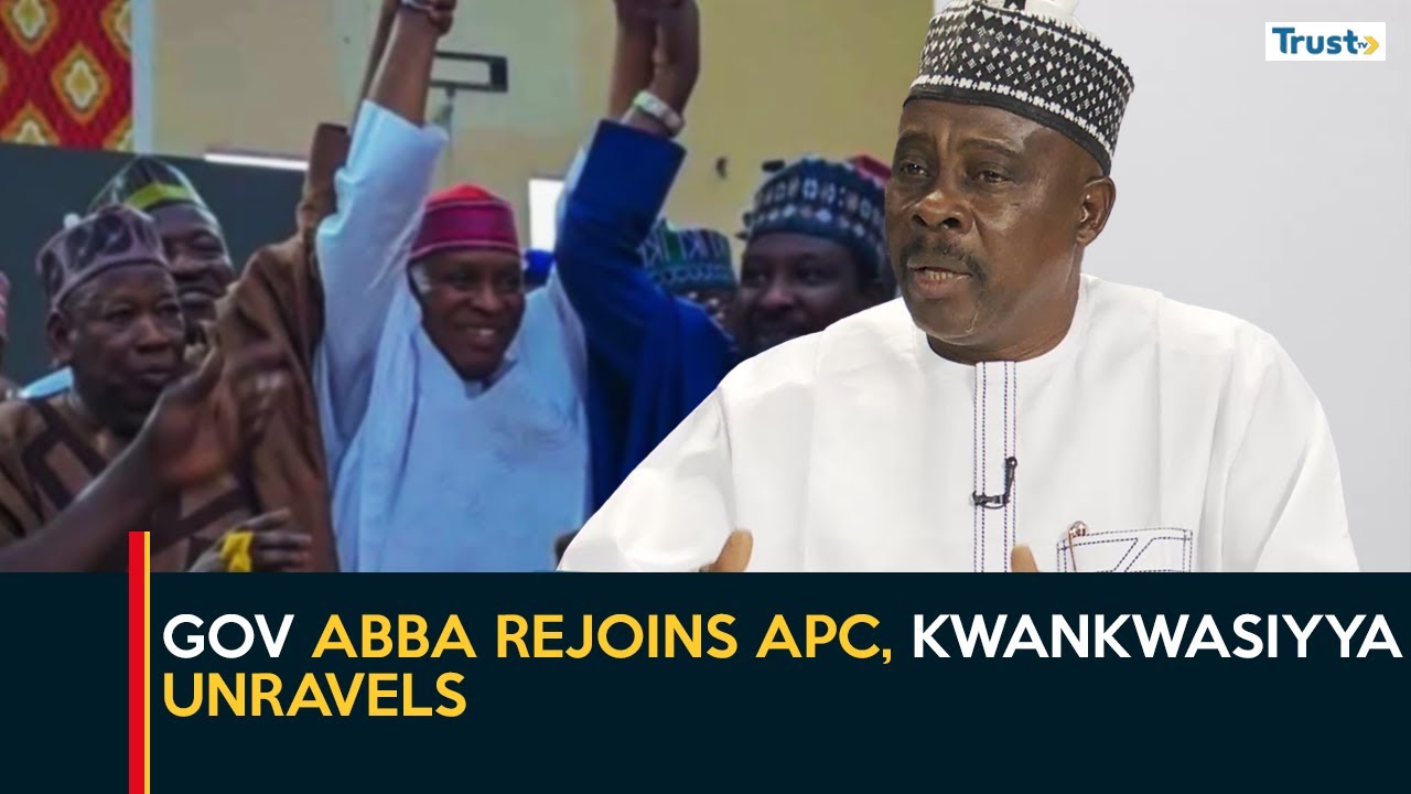 2027 Politics: Gov Abba rejoins APC, Kwankwasiyya unravels