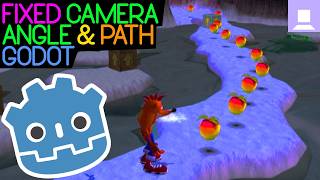 Crash Bandicoot & Racing Game Style FIXED Camera Path  |  Godot 4 Tutorial