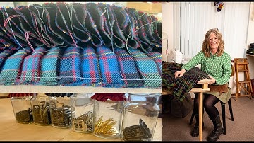 How To Make A Scottish Kilt - Full Tutorial │Traditional Hand Sewn Kilts from Scotland