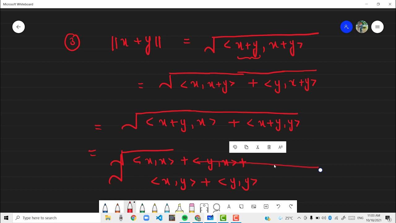 Norm induced by inner product/Every inner product space is a normed