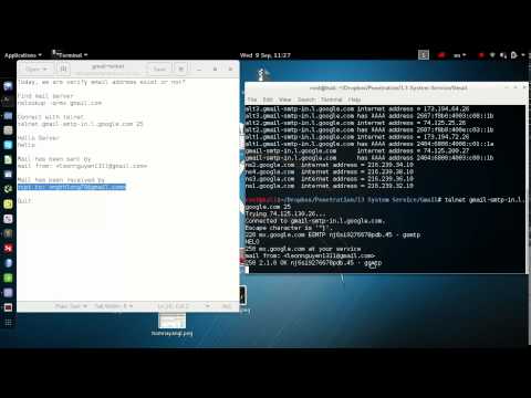 Gmail Telnet Linux