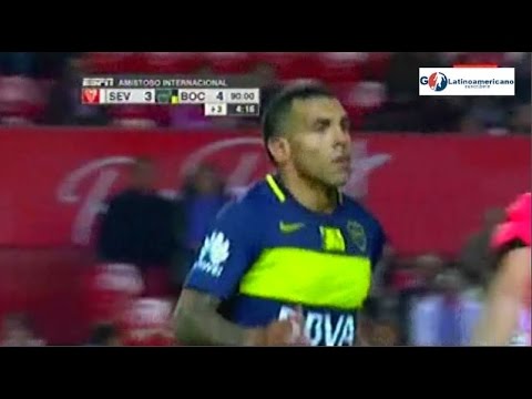 Sevilla vs Boca Juniors 3-4 - Todos los Goles - Copa Antonio Puerta ...