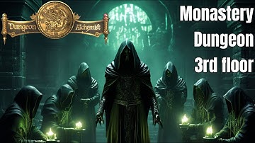 Dungeon Alchemist - Monastery Dungeon 3rd floor - TTRPG Battle Map | CMDR_Aconite