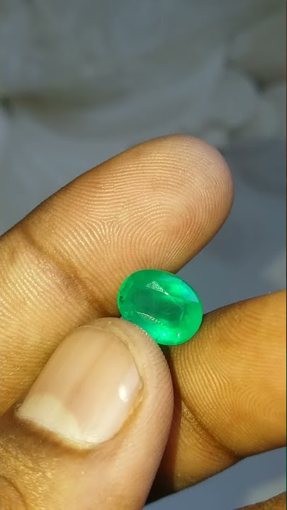 Batu Permata Zamrud Natural Emerald Batu Mulia Jamrud CT 3.85 #zamrud #emerald #gemstone