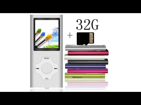 Tomameri - Portable MP3 / MP4 Player with Rhombic Button, Including a Micro SD Card