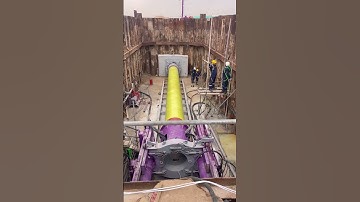 56” Pipeline Road Crossings (Pipe Pushing) #construction #pipeline #viralvideo #viral #shorts