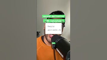 Second Derivative: how fast are you calculus skills?? #calculus #mathchallenge #calculusmethod