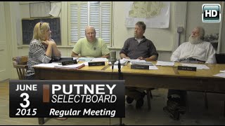 Putney Selectboard 6/3/15