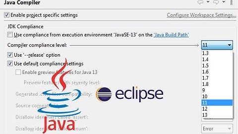 TIP: Change Java compiler version for Eclipse project