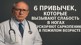 картинка: 6 ПРИВЫЧЕК, КОТОРЫЕ ВЫЗЫВАЮТ СЛАБОСТЬ В НОГАХ И УСКОРЯЮТ САРКОПЕНИЮ В ПОЖИЛОМ ВОЗРАСТЕ