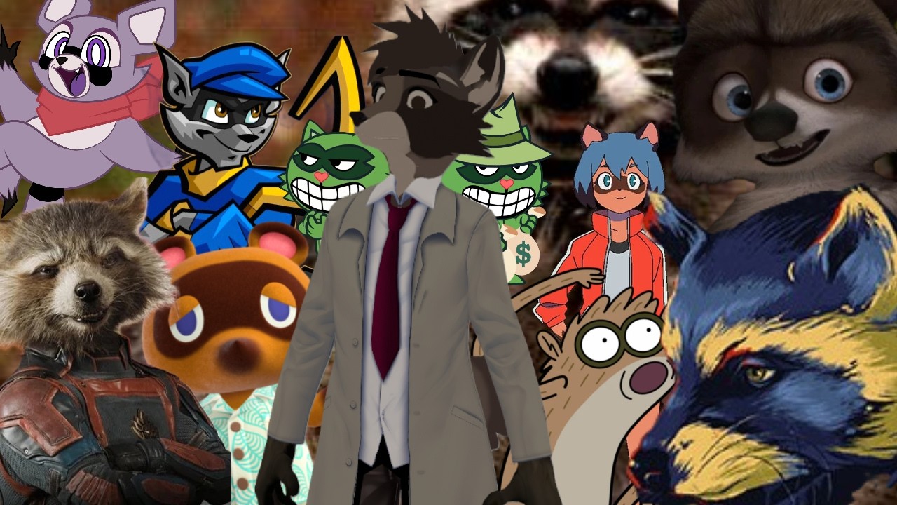 Raccoon in a trenchcoat! - YouTube