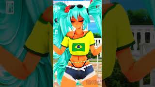 Brazilian Miku # #3d #mikumikudance #mmd #miku #brasil #brazilianmiku