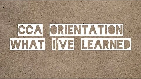 CCA Orientation | What to Expect | What I’ve Learned | USPS