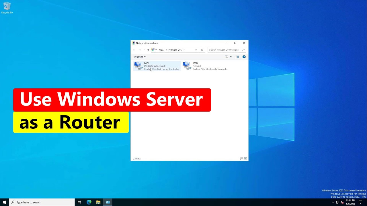 How to Turn Windows Server into a Router - YouTube