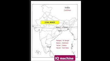Major Coal Mines - Map Work | Minerals & Energy Resources | Class 10 Geography Chapter 5 #cbse#mp#gk