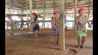 Indigenous Embera Women Performing the Jaguar Dance