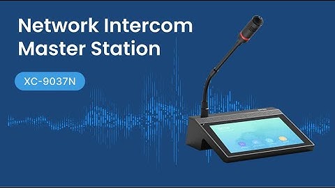 [Product] SPON XC-9037N Network Intercom Master Station