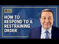 How to Respond to a Restraining Order in Washington State