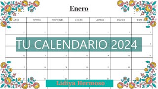 Descarga gratis tu calendario 2024: ¡organiza tu año de la mejor forma!